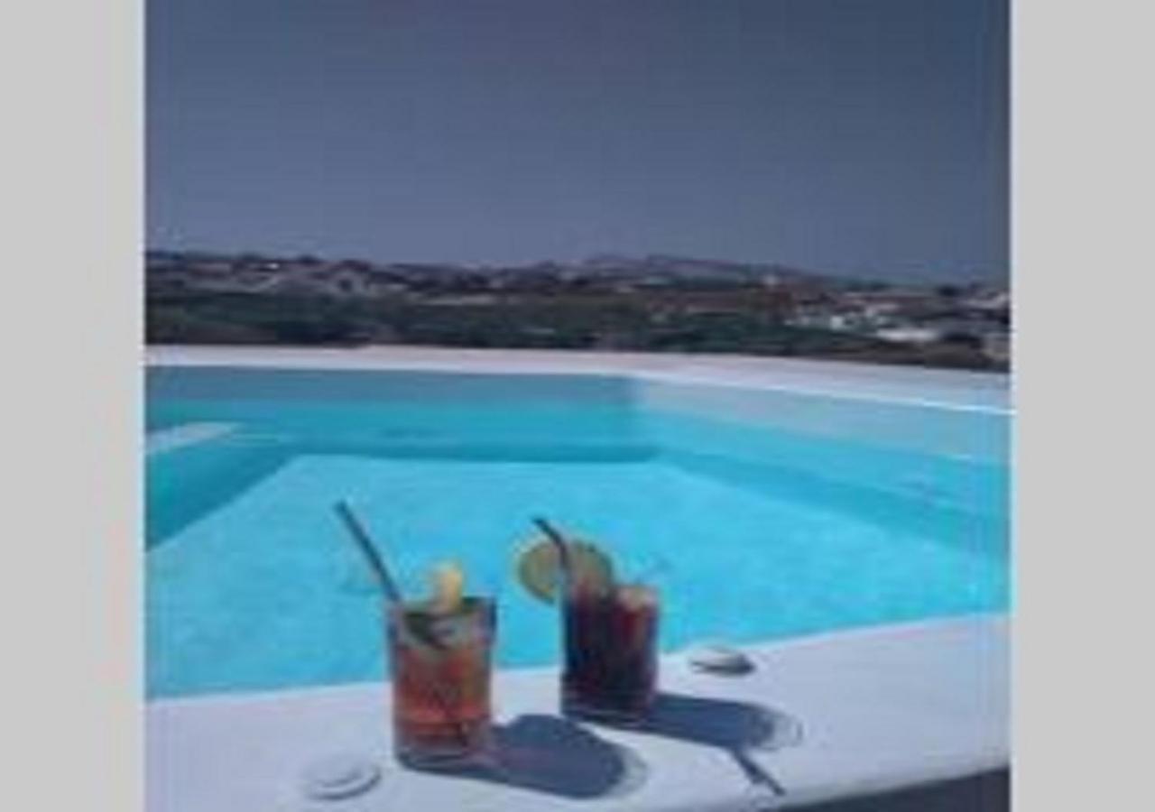Amer Villa Santorini With Outdoor Hot Tub Vothon Exterior photo